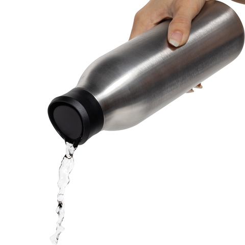 Avira Alok RCS re steel 360 vandflaske 600ML-Sølv