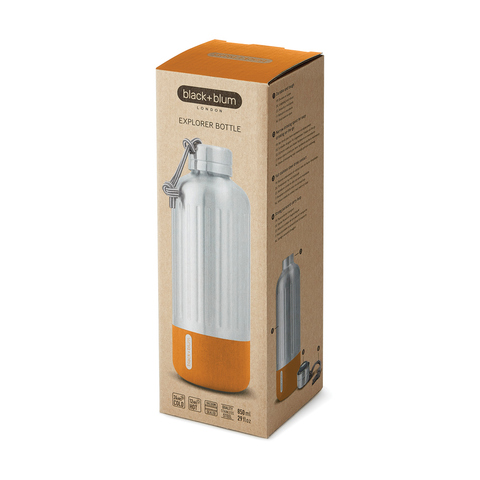 Black+Blum stor explorer isoleret flaske 850 ml-Orange
