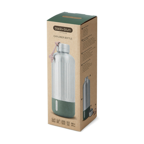 Black+Blum stor explorer isoleret flaske 850 ml-Olive Green