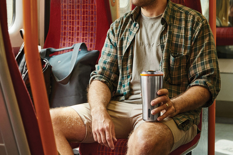 Black+Blum Isoleret rejsetumbler 600 ml-Orange