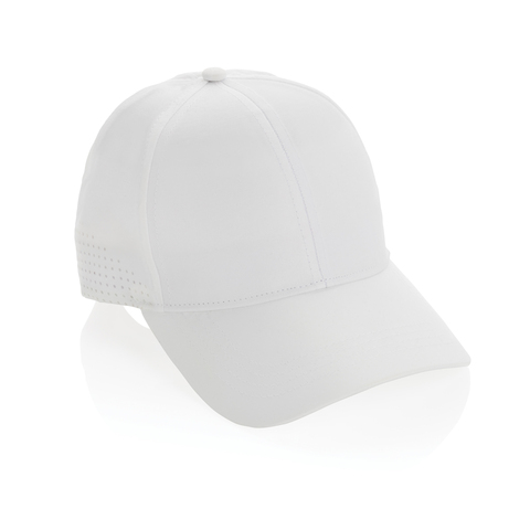 Impact AWARE™ RPET 6 panel sports cap-Hvid
