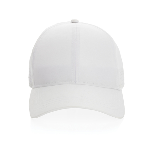 Impact AWARE™ RPET 6 panel sports cap-Hvid