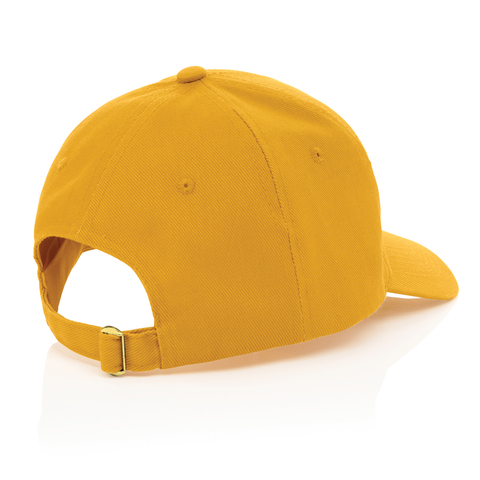 Impact Cap med 6 paneler samt AWARE™ - Genanvendt Bomuld (280g)-Gul