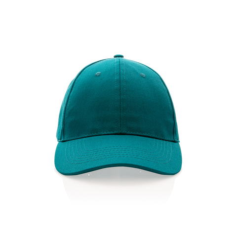 Impact Cap med 6 paneler samt AWARE™ - Genanvendt Bomuld (280g)-Turkis