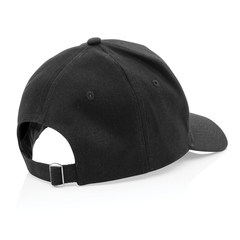 Impact Cap med 5 paneler samt AWARE™ - Genanvendt Bomuld (280g)-Sort