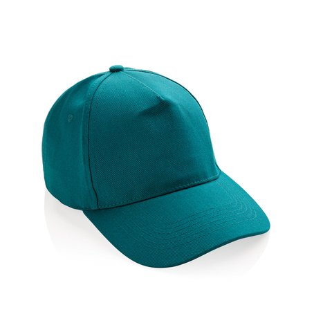 Impact Cap med 5 paneler samt AWARE™ - Genanvendt Bomuld (280g)-Turkis
