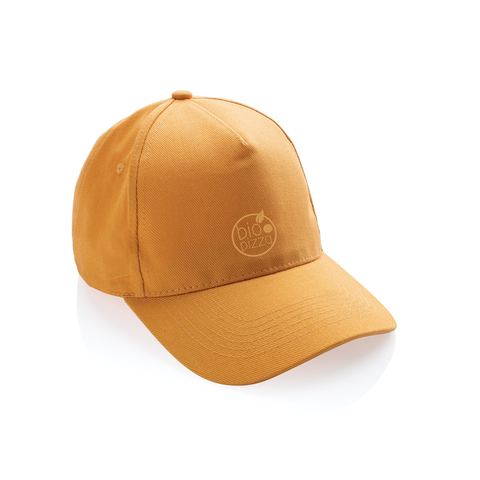 Impact Cap med 5 paneler samt AWARE™ - Genanvendt Bomuld (280g)-Orange