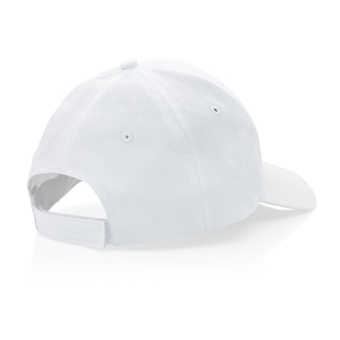 Impact Cap med 6 paneler samt AWARE™ - Genanvendt Bomuld (190g)-Hvid