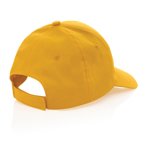 Impact Cap med 6 paneler samt AWARE™ - Genanvendt Bomuld (190g)-Gul