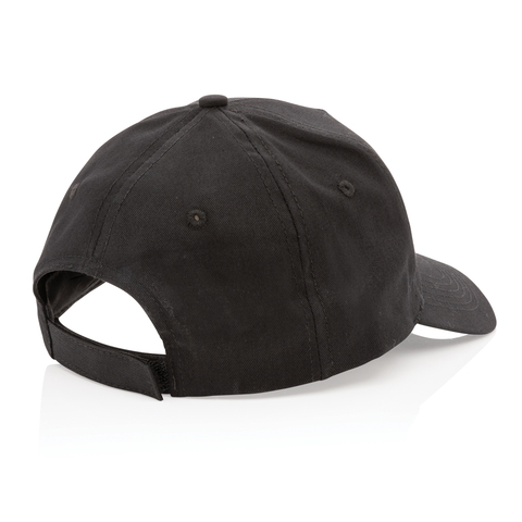 Impact Cap med 5 paneler samt AWARE™ - Genanvendt Bomuld (190g)-Sort
