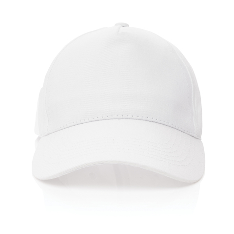 Impact Cap med 5 paneler samt AWARE™ - Genanvendt Bomuld (190g)-Hvid