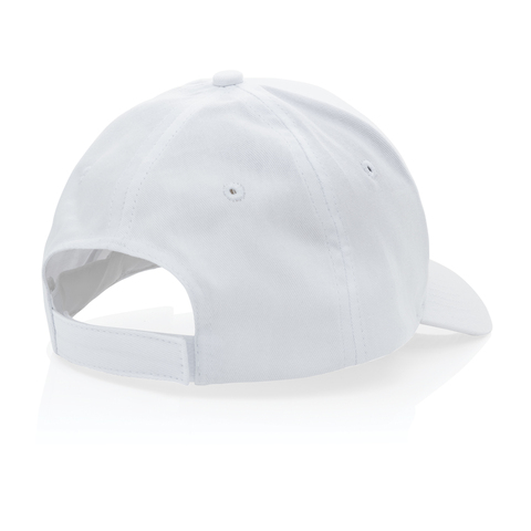 Impact Cap med 5 paneler samt AWARE™ - Genanvendt Bomuld (190g)-Hvid