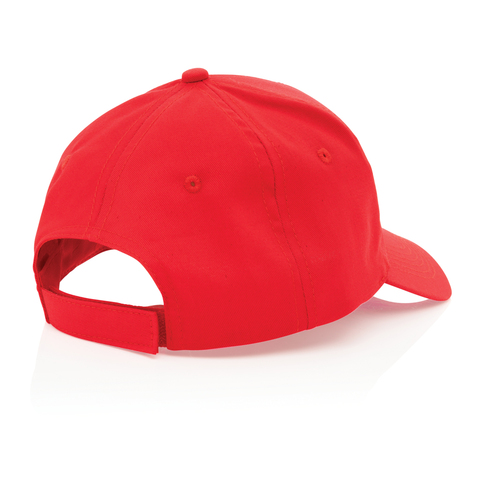 Impact Cap med 5 paneler samt AWARE™ - Genanvendt Bomuld (190g)-Rød