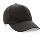 Impact Cap med 5 paneler samt AWARE™ - Genanvendt Bomuld (190g) - Sort