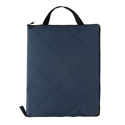 Impact Aware™ RPET foldbart quiltet picnictæppe-Navy