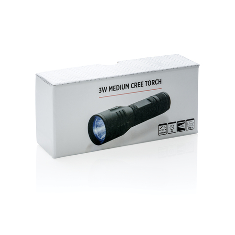 3W medium CREE lygte-