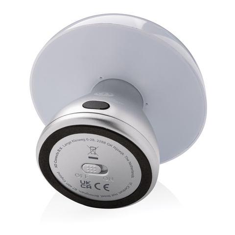 Luming USB genopladelig bordlampe af RCS genanvendt plastik-Grå