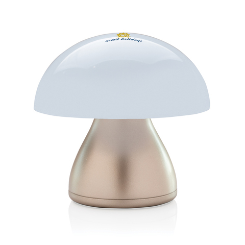 Luming USB genopladelig bordlampe af RCS genanvendt plastik-Bronze