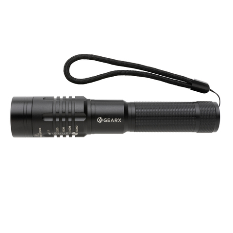 Gear X USB genopladelig lygte, sort-