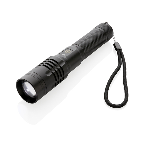 Gear X USB genopladelig lygte, sort-