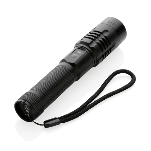 Gear X USB genopladelig lygte, sort-