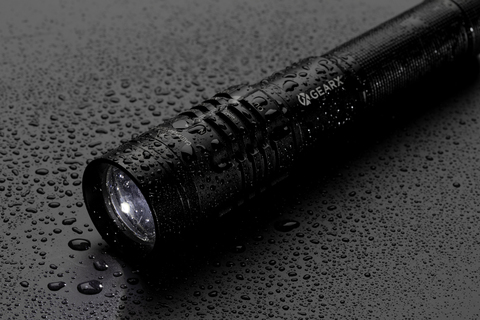 Gear X USB genopladelig lygte, sort-
