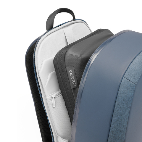 Bobby Edge Rygsæk - Anti-Theft - rPet-Marineblå