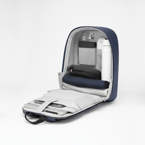 Bobby Edge Rygsæk - Anti-Theft - rPet-Marineblå