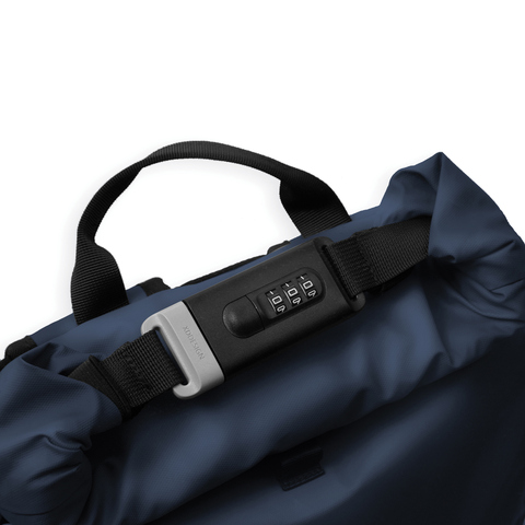 Urban vandafvisende tyverisikret rygsæk - rPet-Marineblå