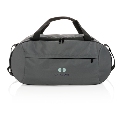 Impact AWARE™ RPET moderne sports duffle - BSCI-Grå