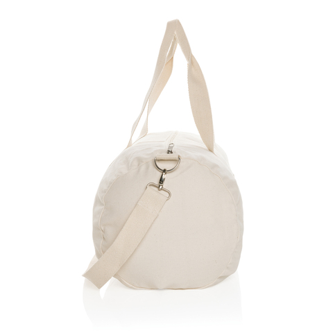 Impact Aware™ 285gsm rcanvas duffel taske-Off White