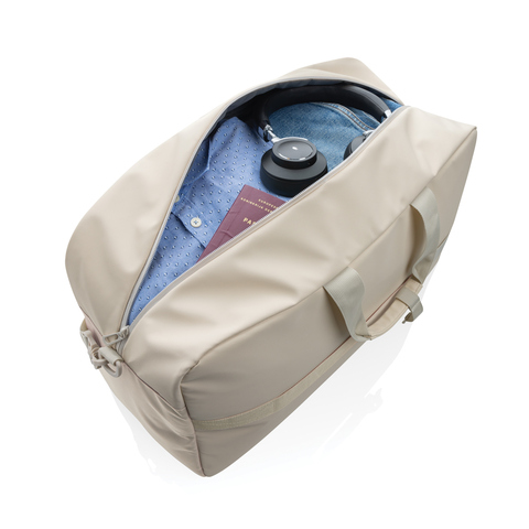Armond AWARE™ RPET Weekend Duffel - rPet-Beige