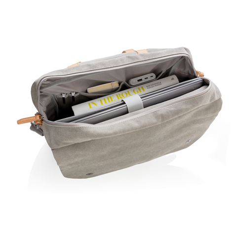 Computertaske i kanvas PVC-fri