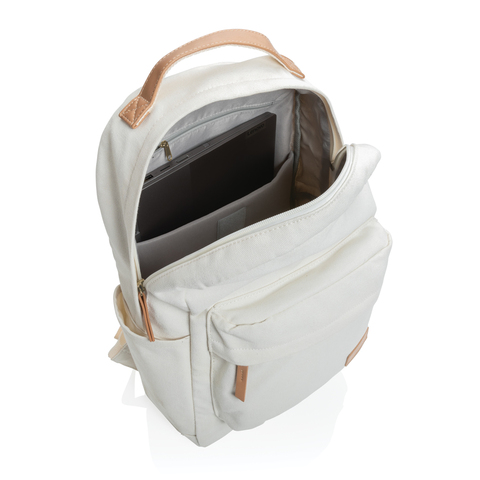 Impact AWARE™ 16 oz. rygsæk i  genanvendt canvas-Off White
