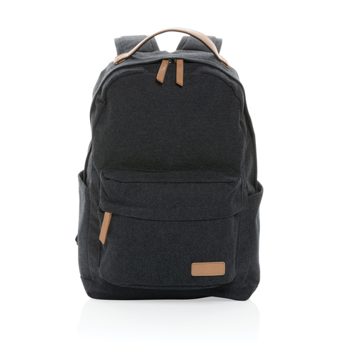 Impact AWARE™ 16 oz. rygsæk i  genanvendt canvas-Sort