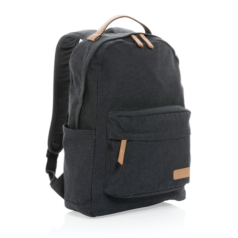 Impact AWARE™ 16 oz. rygsæk i  genanvendt canvas-Sort