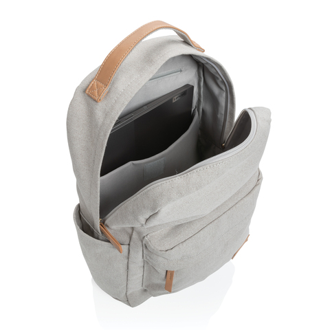Impact AWARE™ 16 oz. rygsæk i  genanvendt canvas-Grå