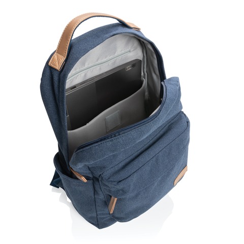 Impact AWARE™ 16 oz. rygsæk i  genanvendt canvas-Blå