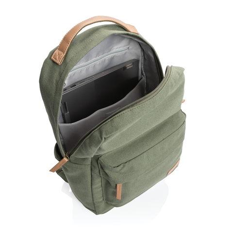 Impact AWARE™ 16 oz. rygsæk i  genanvendt canvas-Grøn