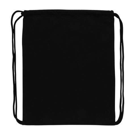 Impact AWARE™ snøre rygsæk i genanvendt bomuld 145gr-Sort