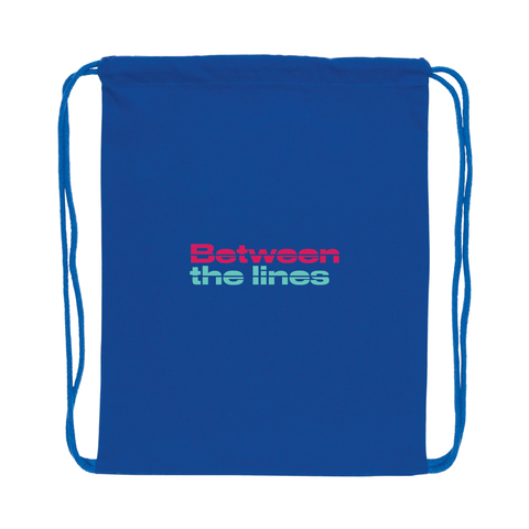 Impact AWARE™ snøre rygsæk i genanvendt bomuld 145gr-Blå