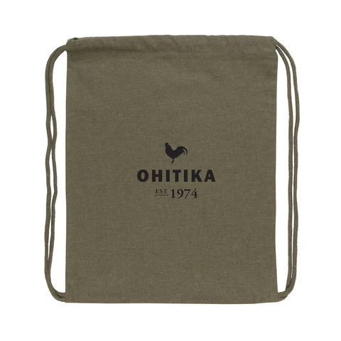 Impact AWARE™ snøre rygsæk i genanvendt bomuld 145gr-Grøn