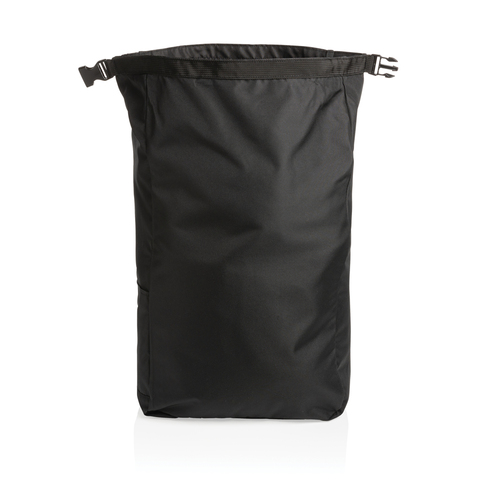 Impact AWARE™ RPET letvægt rolltop rygsæk - BSCI-Sort