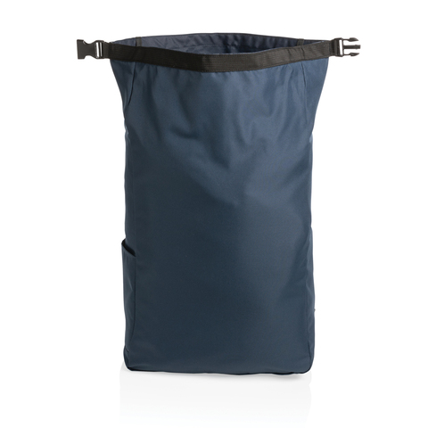 Impact AWARE™ RPET letvægt rolltop rygsæk - BSCI-Marineblå