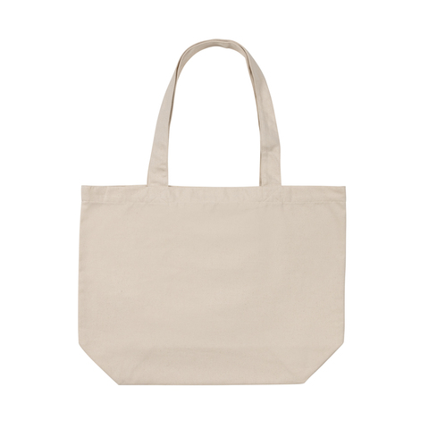 Impact Aware™ 240 gsm rcanvas shopper m/lomme ufarvet-Off White