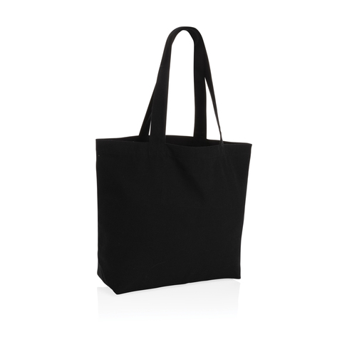 Impact Aware™ 240 gsm rcanvas shopper m/lomme ufarvet-Sort