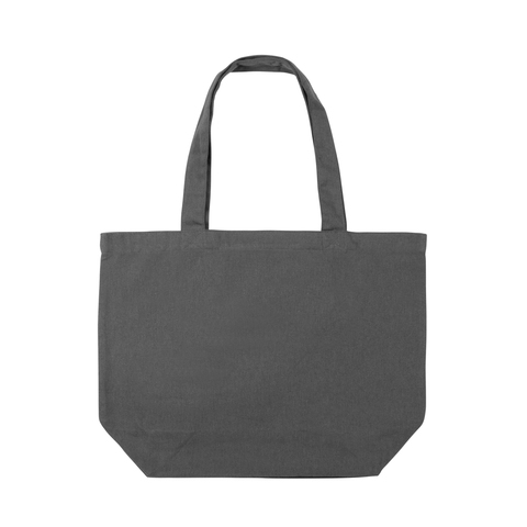 Impact Aware™ 240 gsm rcanvas shopper m/lomme ufarvet-Mørkegrå