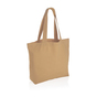 Impact Aware™ 240 gsm rcanvas shopper m/lomme ufarvet - Brun