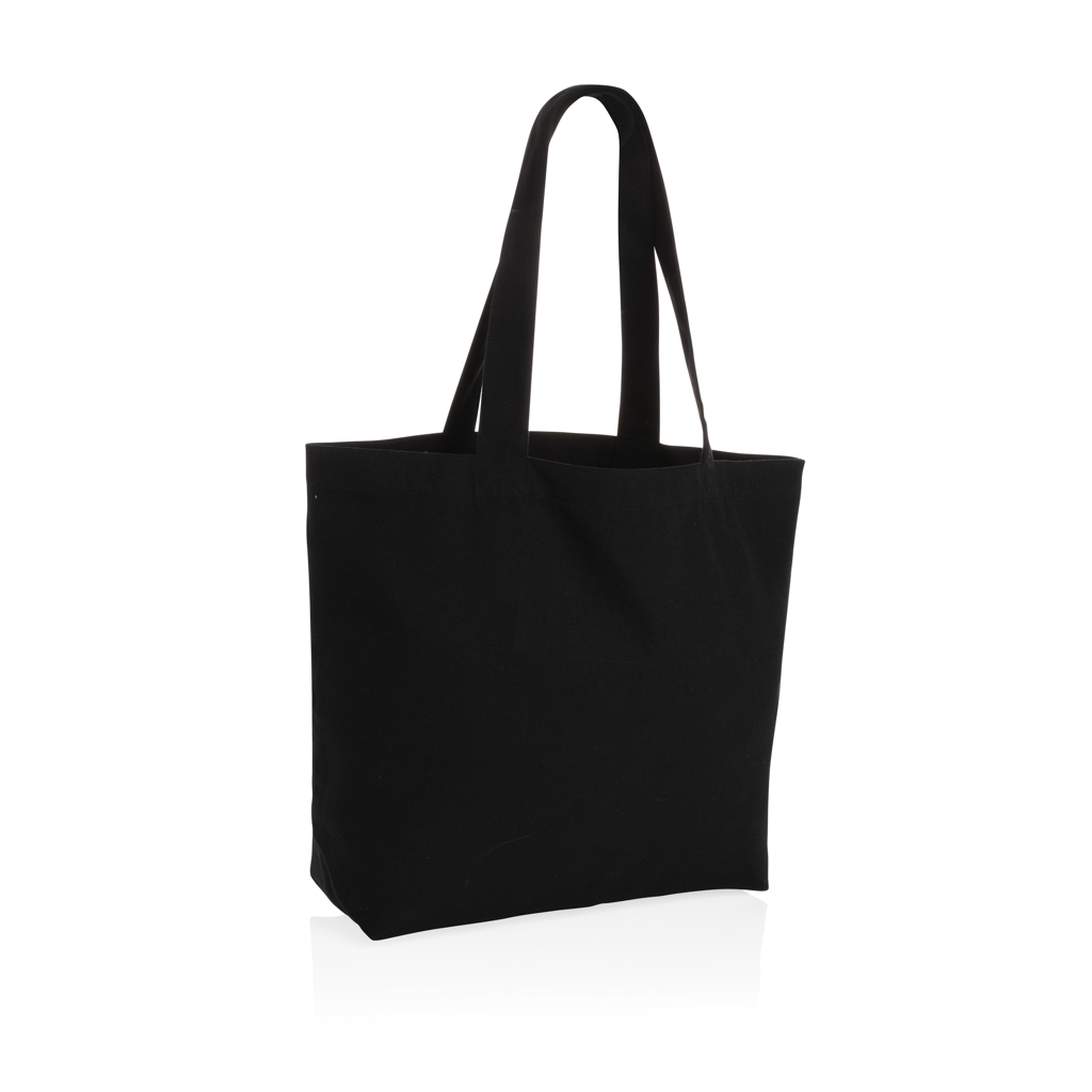 Impact Aware™ 240 gsm rcanvas shopper m/lomme ufarvet-Sort