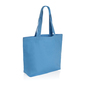 Impact Aware™ 240 gsm rcanvas shopper m/lomme - Blå